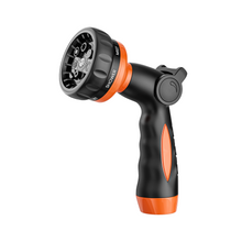 Load image into Gallery viewer, Garden Hose Nozzle Sprayer | 7 Spray Patterns & Thumb Control On/Off | Hose Sprayer Nozzle - High Pressure Outdoor Water Hose Nozzle for Watering, Car Wash & Pet Cleaning