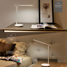Load image into Gallery viewer, USB Rechargeable Desk Lamp, Infinitely Dimmable Folding Table Lamp, Eye Protection Reading Table Light, for Students, Writing, Sleeping Lighting, White