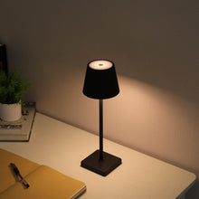 Load image into Gallery viewer, 2 Pack Black Cordless Table Lamps, Rechargeable LED Desk Lamps, Portable USB Rechargeable Table Light, Touch Dimmable Desk Light, Suitable for Home & Outdoor, Restaurant, Bedroom, Cafe, Bar, Party, Dinner, Shower, Patio