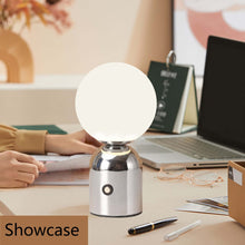 Load image into Gallery viewer, Touch Table Lamp Simple Design LED Night Light Modern Table Lamp Infinitely Dimmable Decorative Table Lamp White Acrylic Lampshade USB Charge Suitable For Bedroom Living Room Bedside Table Study Room Holiday Gift