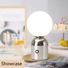 Load image into Gallery viewer, Touch Table Lamp Simple Design LED Night Light Modern Table Lamp Infinitely Dimmable Decorative Table Lamp White Acrylic Lampshade USB Charge Suitable For Bedroom Living Room Bedside Table Study Room Holiday Gift