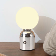 Load image into Gallery viewer, Touch Table Lamp Simple Design LED Night Light Modern Table Lamp Infinitely Dimmable Decorative Table Lamp White Acrylic Lampshade USB Charge Suitable For Bedroom Living Room Bedside Table Study Room Holiday Gift