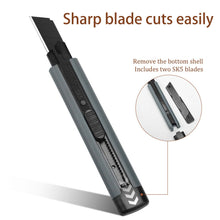 Load image into Gallery viewer, 1SET of 8PCS Basics Household Tool Kit, Tool Set General Household Kit with Plastic Toolbox Storage Case, All In One General Household Hand Tool Kit, Dark Grey, Suitable for Home-use, Student, Dormitory, Office