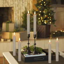 Load image into Gallery viewer, 6pcs LED Candle Lights, Night Light Battery Operated, LED Candles Atmosphere Lamp, Simulation of Burning Candle, Oscillating Candle Head, with Timer Remote, Decor Exquisite Set for Home Birthday Proposal Wedding Holiday