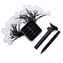 Load image into Gallery viewer, 1Set Of 100 Bulbs String Lights, Solar Powered With 8 Modes, Solar String Lights, Patio String Lights, LED String Lights, Flame Flicker Effect, Hanging Lights For Porch,,, Pergola, Bistro, Decoration