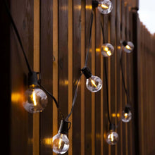 Load image into Gallery viewer, 1Set Of 12 Bulbs String Lights Solar Powered, Solar String Lights, Patio String Lights, LED String Lights, Flame Flicker Effect, Hanging Lights For Porch,,, Pergola, Bistro, Decoration