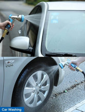 Load image into Gallery viewer, ESOW Garden Hose Nozzle Heavy Duty, 8 Adjustable Patterns Metal Water Hose Nozzle, High Pressure Hand Sprayer with Flow Control, Best for Watering Plant & Lawn, Pets Shower, Car Washing, Sky Blue