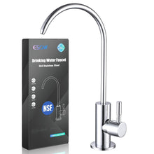 Load image into Gallery viewer, ESOW Kitchen Water Filter Faucet, 100% Lead-Free Drinking Water Faucet Fits Most Reverse Osmosis Units or Water Filtration System in Non-Air Gap, Stainless Steel 304 Body Polished Chrome Finish
