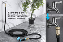 Load image into Gallery viewer, ESOW Outdoor Water Faucet SUS304 Lead- Free, Solid Irrigation Hose Bibb, 1/2 Inch MIP Connection x 3/4 Inch MHT Connection, Frost-Proof Outside Spigot for Home, Balcony, Hose Connector, Brushed Nickel
