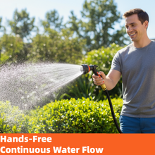 Load image into Gallery viewer, Garden Hose Nozzle Sprayer | 7 Spray Patterns &amp; Thumb Control On/Off | Hose Sprayer Nozzle - High Pressure Outdoor Water Hose Nozzle for Watering, Car Wash &amp; Pet Cleaning
